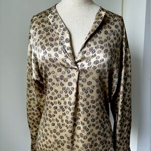 Vince silk blouse size small